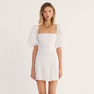 RUMER THE LABEL – Mia Linen Mini Dress - NEW W/ TAGS - Size Small